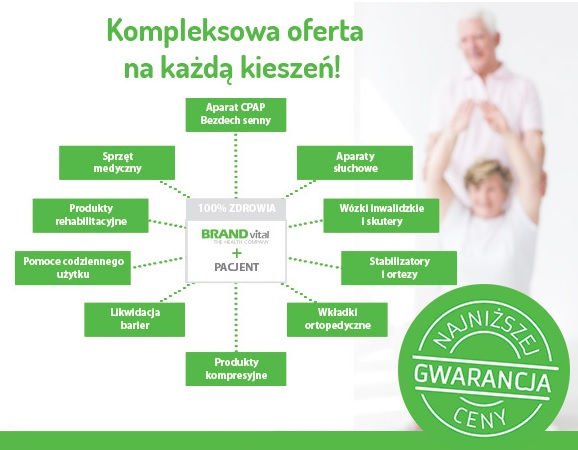 Pełna oferta produktów medycznych i sprzętu rehabilitacyjnego