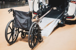 Rampa dla niepełnosprawnych dla wózka inwalidzkiego