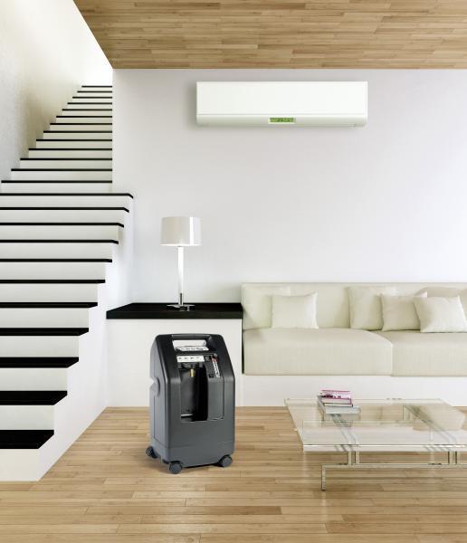 koncentrator tlenu w pomieszczeniu