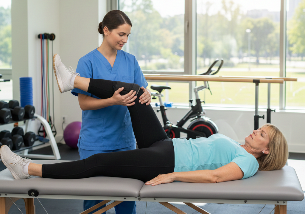 Jaki sprzęt będzie odpowiedni do rehabilitacji po endoprotezie kolana?